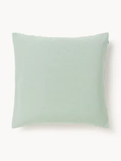 Cojines Decorativos|Mantas>Westwing Collection Funda de cojín artesanal Yann Verde salvia