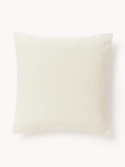 Cojines Decorativos|Mantas>Westwing Collection Funda de cojín artesanal Yann Blanco crema