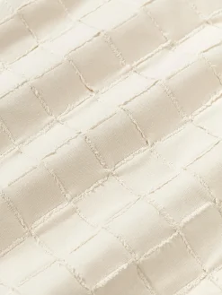 Cojines Decorativos|Mantas></noscript>Westwing Collection Funda de cojín artesanal Yann Blanco crema