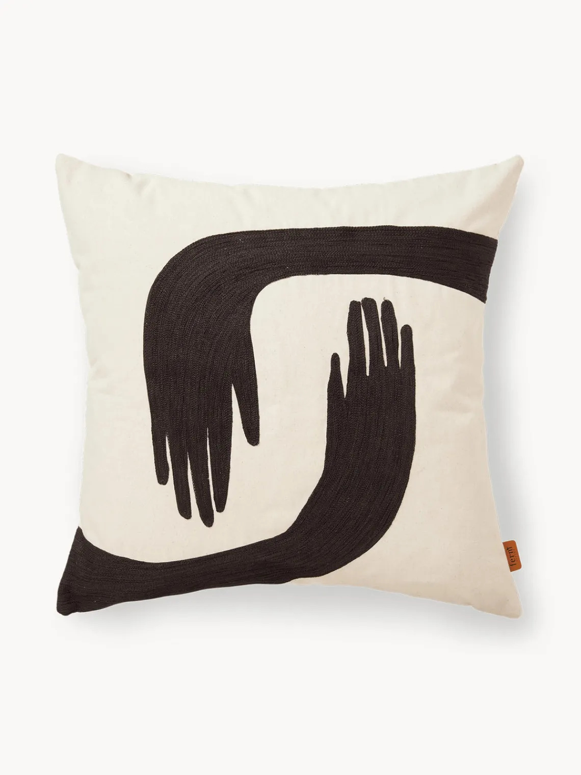 Outlet Funda de cojín bordada a mano de algodón ecológico Pose Cojines Decorativos|Mantas