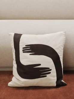 Outlet Funda de cojín bordada a mano de algodón ecológico Pose Cojines Decorativos|Mantas