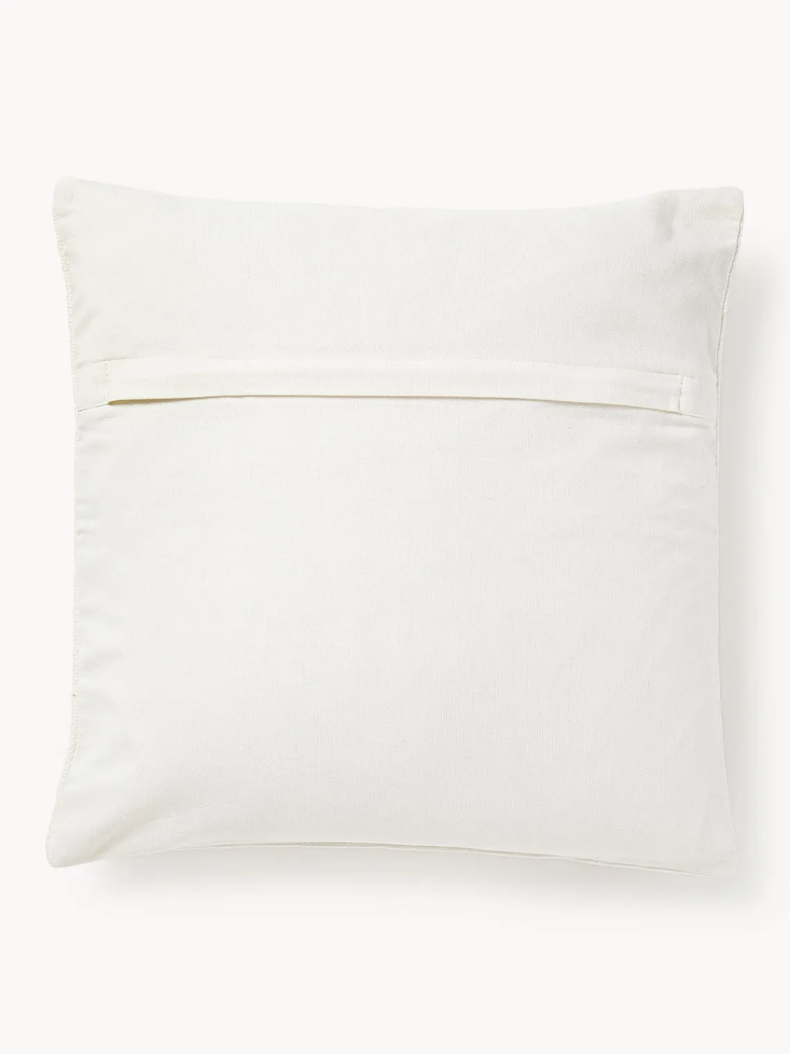 Funda de cojín bordada de algodón texturizada Reza Mantas|Cojines Decorativos