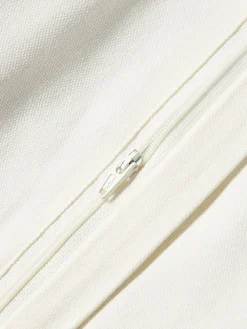 Best Funda de cojín bordada de algodón texturizada Izad Mantas|Cojines Decorativos