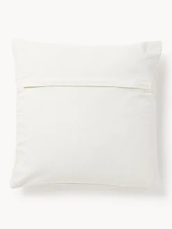 Clearance Funda de cojín bordada de algodón texturizada Vahid Mantas|Cojines Decorativos