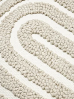 Clearance Funda de cojín bordada de algodón texturizada Vahid Mantas|Cojines Decorativos