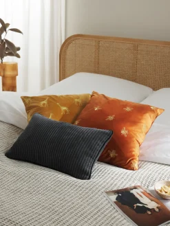 Outlet Funda de cojín bordada de terciopelo Giro Cojines Decorativos|Mantas