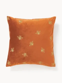 Best Funda de cojín bordada de terciopelo Nora Mantas|Cojines Decorativos