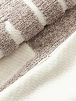 New Funda de cojín bordada de chenilla Fran Mantas|Cojines Decorativos