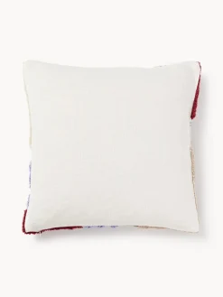 Online Funda de cojín capitoné con mechones decorativos Coraline Mantas|Cojines Decorativos