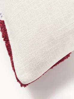 Online Funda de cojín capitoné con mechones decorativos Coraline Mantas|Cojines Decorativos