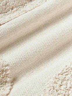 Hot Funda de cojín con adornos empenachados Yara Mantas|Cojines Decorativos