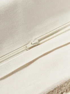 Hot Funda de cojín con adornos empenachados Yara Mantas|Cojines Decorativos