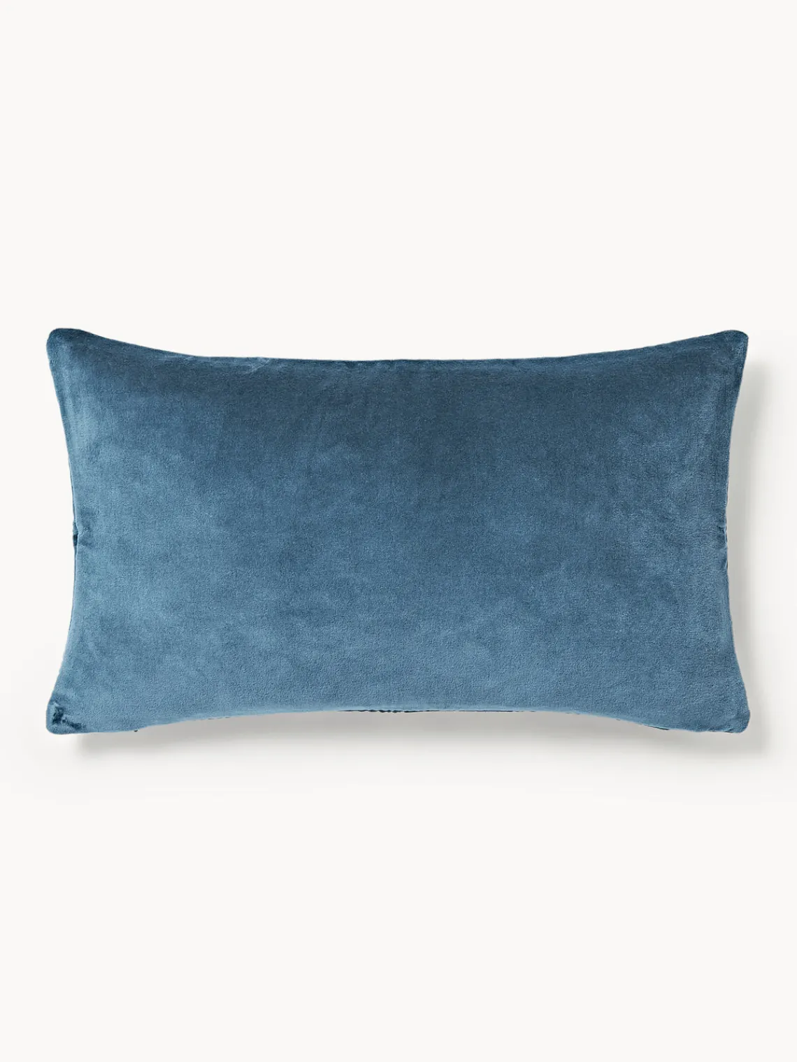 Cojines Decorativos|Mantas>Westwing Collection Funda de cojín con estampado geométrico Verina Azul oscuro