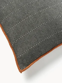 Sale Funda de cojín con punto espiga Agatha Mantas|Cojines Decorativos