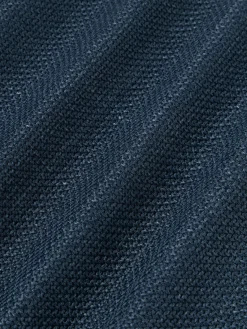 Cojines Decorativos|Mantas></noscript>Westwing Collection Funda de cojín con ribete Aya Azul oscuro