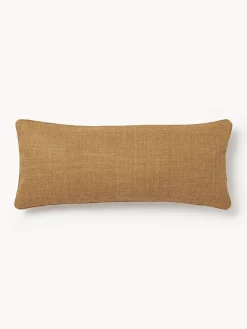 Cojines Decorativos|Cojines Decorativos>Westwing Collection Funda de cojín con ribete Aya Amarillo mostaza