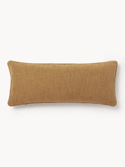 Cojines Decorativos|Cojines Decorativos>Westwing Collection Funda de cojín con ribete Aya Amarillo mostaza