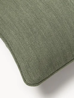 Cojines Decorativos|Mantas></noscript>Westwing Collection Funda de cojín con ribete Aya Verde oliva