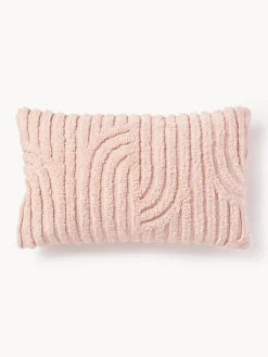 Cojines Decorativos|Mantas>Westwing Collection Funda de cojín de algodón Bell Rosa claro