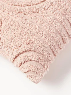 Cojines Decorativos|Mantas></noscript>Westwing Collection Funda de cojín de algodón Bell Rosa claro