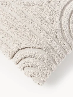 Cojines Decorativos|Mantas></noscript>Westwing Collection Funda de cojín de algodón Bell Greige