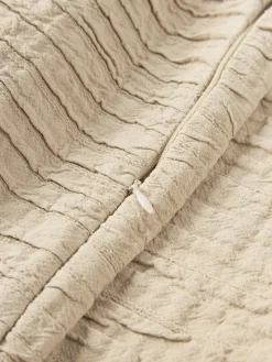 Discount Funda de cojín de algodón con plisado Artemis Mantas|Cojines Decorativos