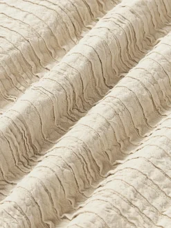 Discount Funda de cojín de algodón con plisado Artemis Mantas|Cojines Decorativos