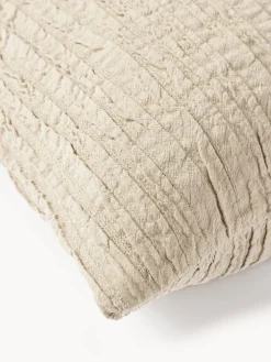 Cojines Decorativos|Cojines Decorativos></noscript>Westwing Collection Funda de cojín de algodón con plisado Artemis Beige