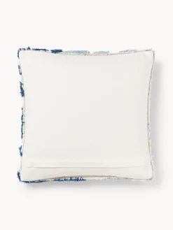 New Funda de cojín de algodón capitoné de motivo vegetal Sela Mantas|Cojines Decorativos