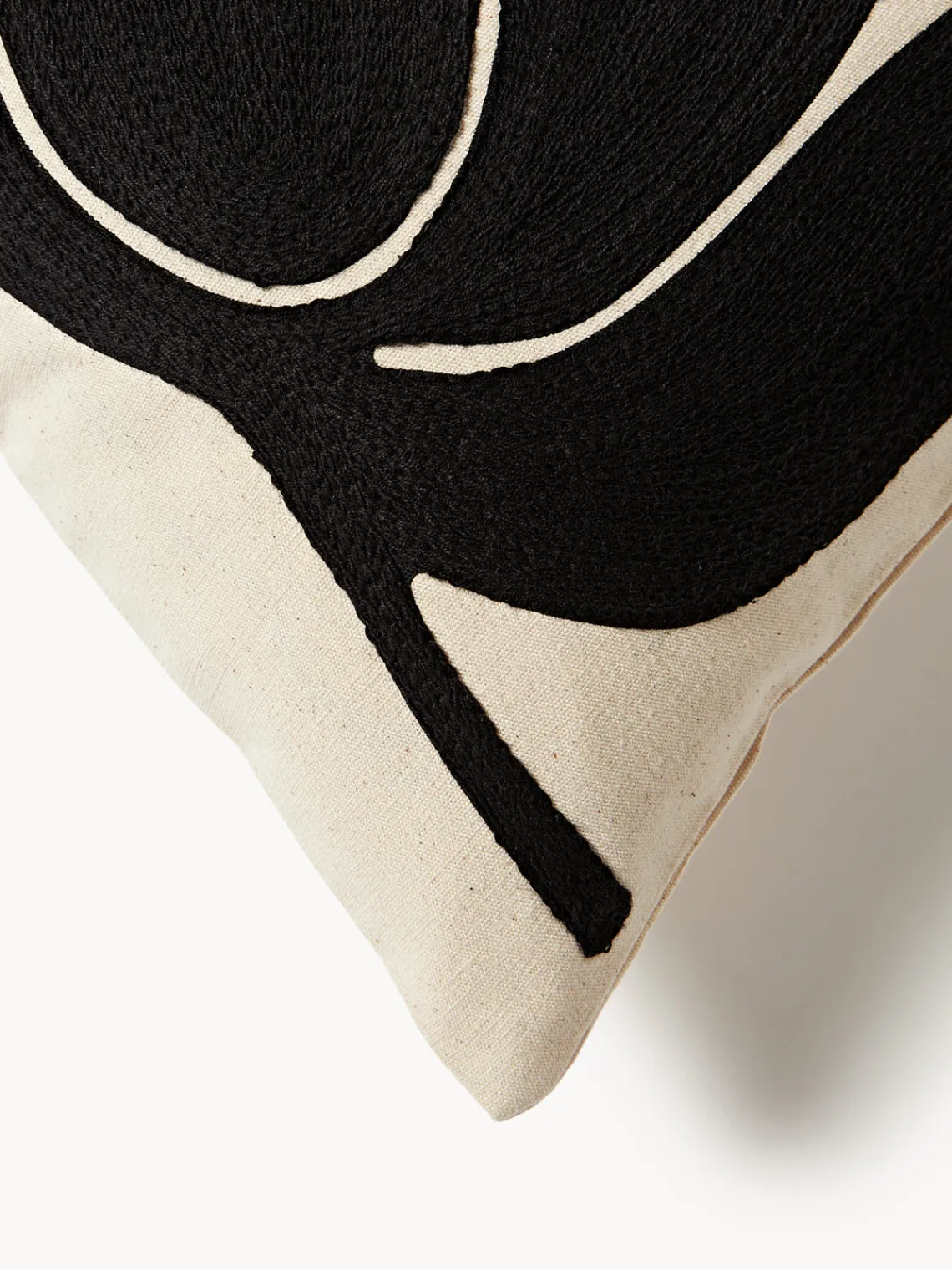 Cojines Decorativos|Mantas>Broste Copenhagen Funda de cojín de algodón con estampado floral Herbert