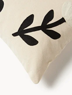 New Funda de cojín de algodón con motivo floral Rosita Cojines Decorativos|Mantas