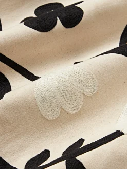 New Funda de cojín de algodón con motivo floral Rosita Cojines Decorativos|Mantas