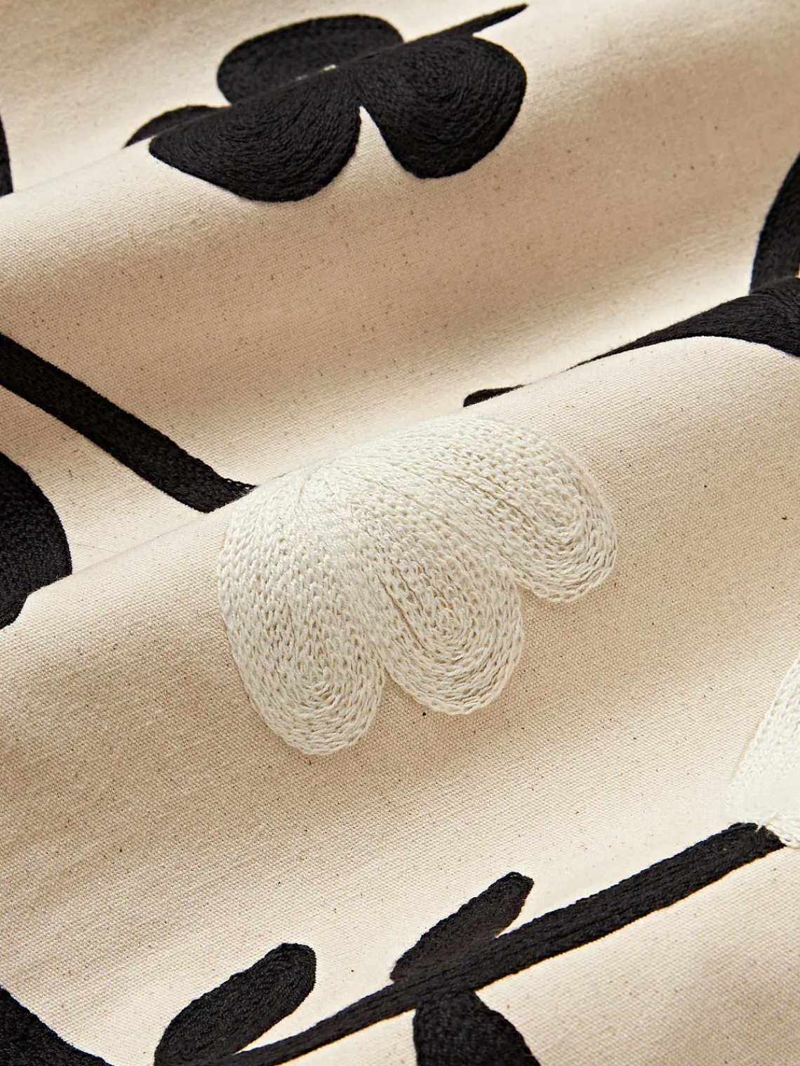 New Funda de cojín de algodón con motivo floral Rosita Cojines Decorativos|Mantas