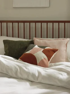 Sale Funda de cojín de algodón estampado abstracto Nomi Mantas|Cojines Decorativos