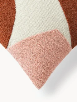 Sale Funda de cojín de algodón estampado abstracto Nomi Mantas|Cojines Decorativos