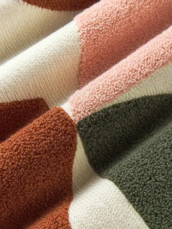 Sale Funda de cojín de algodón estampado abstracto Nomi Mantas|Cojines Decorativos