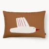 Decoración Infantil|Cojines Infantiles>Ferm Living Kids Funda de cojín de algodón ecológico Bird