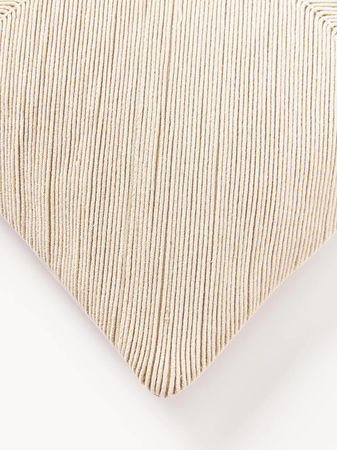 Funda de cojín de algodón texturizado Rino Mantas|Cojines Decorativos