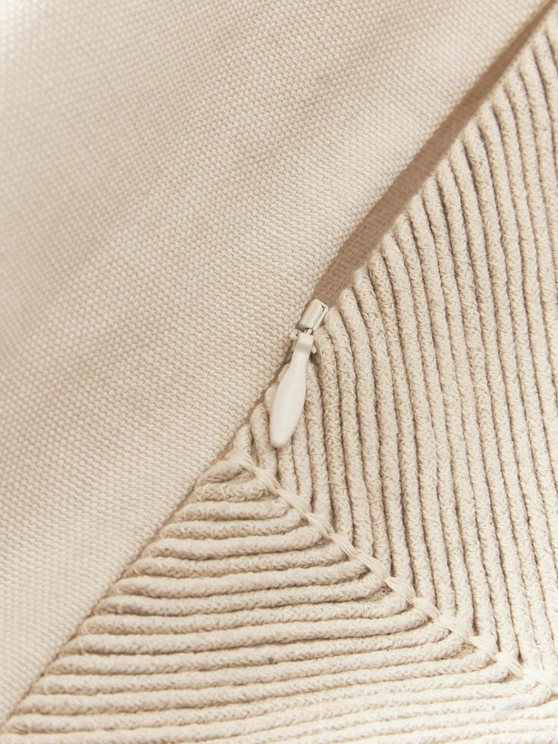 Funda de cojín de algodón texturizado Rino Mantas|Cojines Decorativos