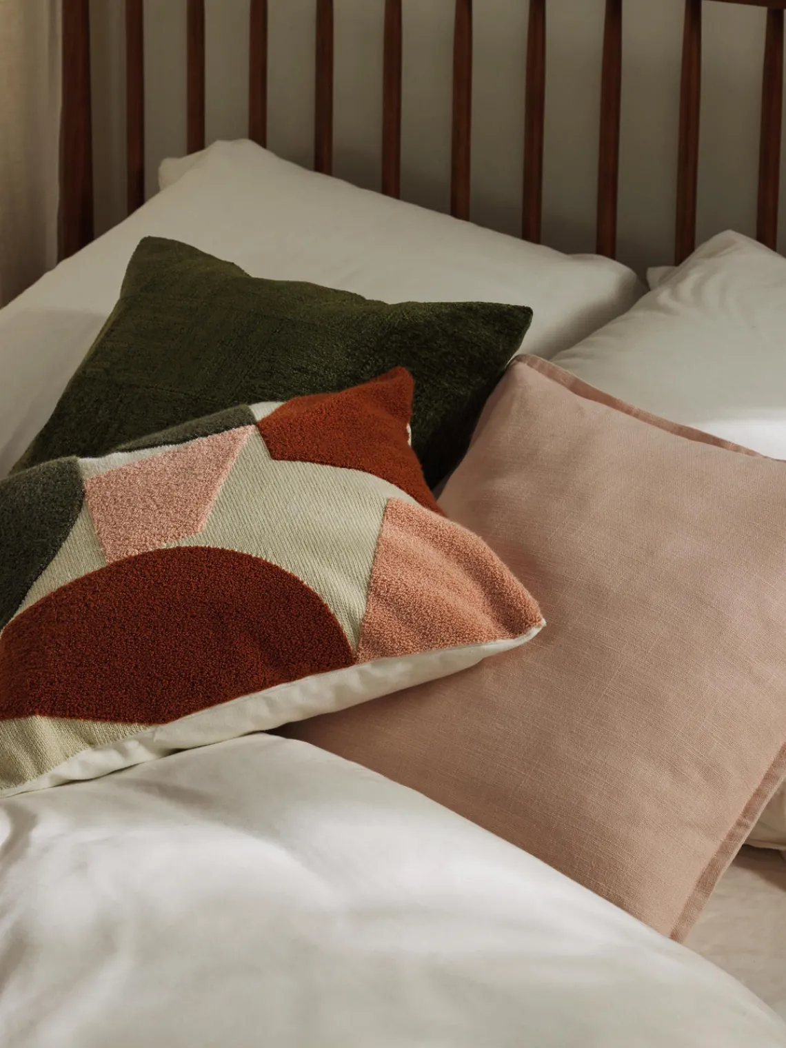 Discount Funda de cojín de algodón Vicky Cojines Decorativos|Mantas