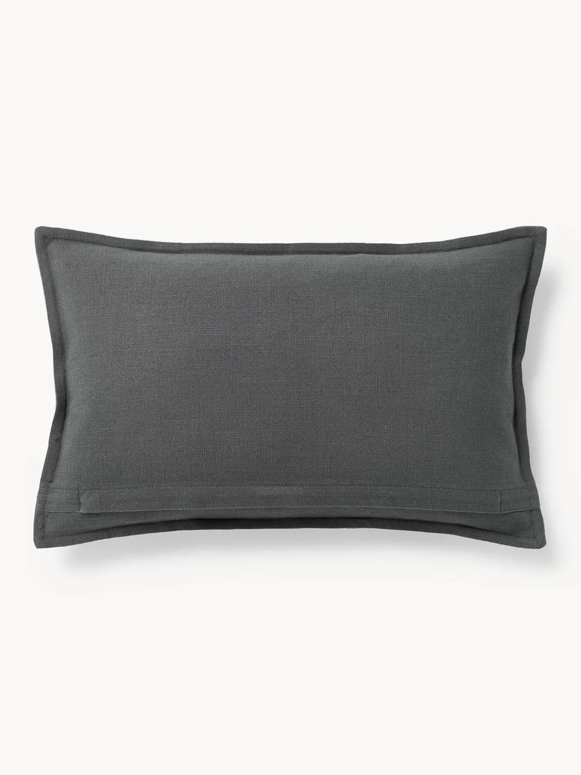 Cojines Decorativos|Cojines Decorativos>Westwing Collection Funda de cojín de algodón Vicky Gris oscuro