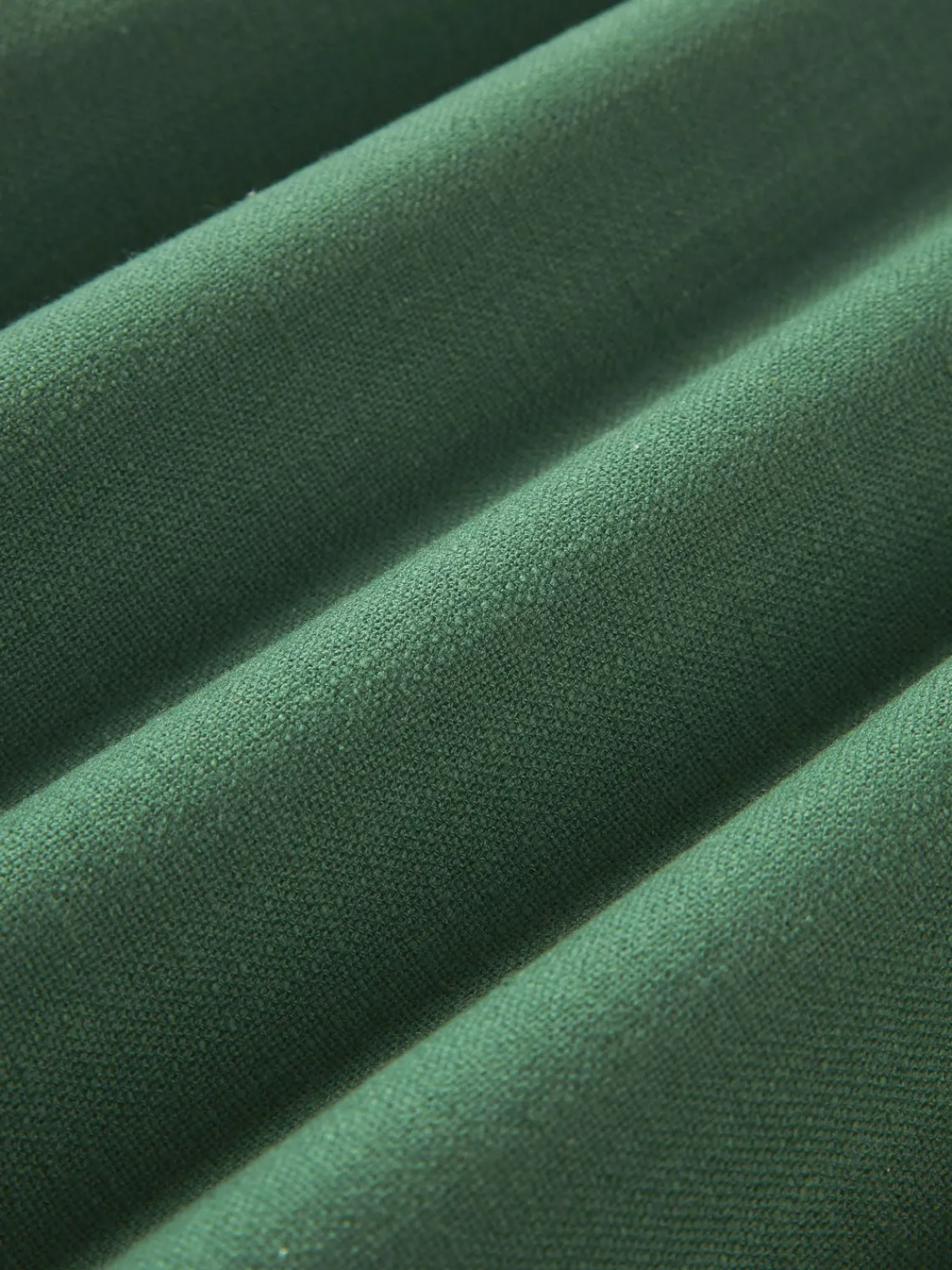 Mantas|Cojines Decorativos>Westwing Collection Funda de cojín de algodón Vicky Verde oscuro