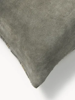 Cojines Decorativos|Mantas></noscript>Westwing Collection Funda de cojín de antelina Xavier Greige