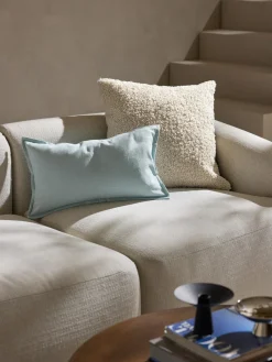 New Funda de cojín de borreguillo Dotty Mantas|Cojines Decorativos