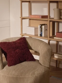 Hot Funda de cojín de borreguillo Dotty Mantas|Cojines Decorativos