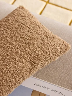 Clearance Funda de cojín de borreguillo Dotty Mantas|Cojines Decorativos