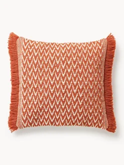 Best Funda de cojín de exterior con tejido estampado y flecos Suria Cojines De Exterior|Cojines Decorativos