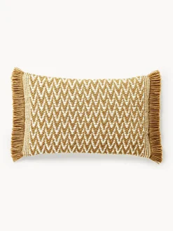 Best Funda de cojín de exterior con tejido estampado y flecos Suria Cojines De Exterior|Cojines Decorativos