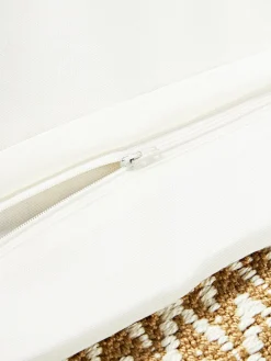 Best Funda de cojín de exterior con tejido estampado y flecos Suria Cojines De Exterior|Cojines Decorativos