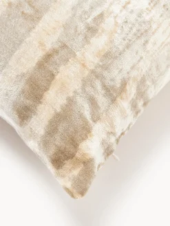 Cojines Decorativos|Mantas></noscript>Westwing Collection Funda de cojín de jacquard Dejan Rayas grises claro